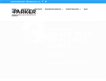 Tablet Screenshot of drparker.com